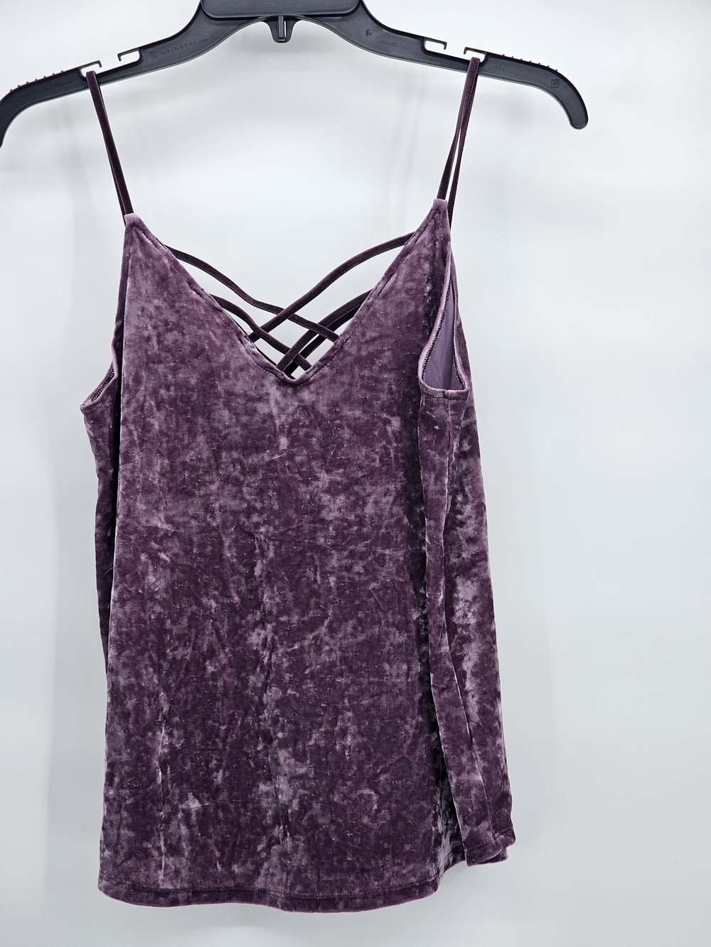 Purple Crisscross Tank Top AEO M Excellent